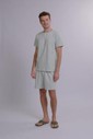 Pijama Masculino Manga Curta Com Bermuda