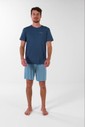 Pijama Masculino Manga Curta Com Bermuda Pijama Masculino Manga Curta Com Bermuda