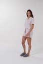 Pijama Feminino Manga Curta Americano com Shorts Pijama Feminino Manga Curta Americano com Shorts