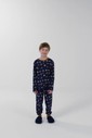 Pijama Masculino Infantil Manga Longa Com Calça