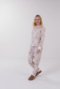 Pijama Feminino Manga Longa Com Calça