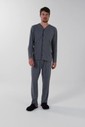 Pijama Masculino Com Abertura Manga Longa Com Calça