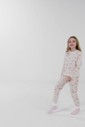 Pijama Feminino Infantil Manga Longa Com Calça Pijama Feminino Infantil Manga Longa Com Calça