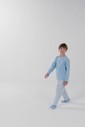 Pijama Masculino Infantil Manga Longa Com Calça