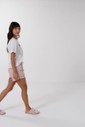 Pijama Feminino Manga Curta Com Shorts