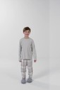 Pijama Masculino Infantil Manga Longa Com Calça Pijama Masculino Infantil Manga Longa Com Calça