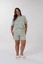 Pijama Feminino Manga Longa Com Calça Plus Size