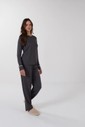 Pijama Feminino Manga Longa Com Calça