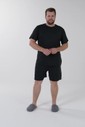 Pijama Masculino Manga Curta Com Bermuda Plus Size