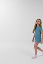 Pijama Feminino Infantil Manga Curta Com Shorts Pijama Feminino Infantil Manga Curta Com Shorts