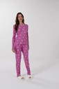 Pijama Feminino Manga Longa Com Calça