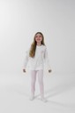 Pijama Feminino Infantil Manga Longa Com Legging Pijama Feminino Infantil Manga Longa Com Legging