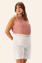 Regata Feminina Plus Com Aviamento Secret Glam Regata Feminina Plus Com Aviamento Secret Glam