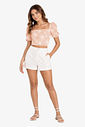 Blusa Feminina Com Manga Bufante e Bordado Minty Blusa Feminina Com Manga Bufante e Bordado Minty