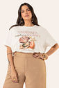 T- Shirt Plus Size Feminino Cotton Leve Secret Glam T- Shirt Plus Size Feminino Cotton Leve Secret Glam