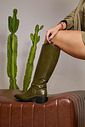 LUCIE - BOTA FEMININA CANO ALTO SALTO BAIXO VERDE MILITAR