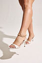 PILAR - SANDÁLIA FEMININA SALTO ALTO OFF WHITE PILAR - SANDÁLIA FEMININA SALTO ALTO OFF WHITE