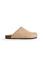 LINA - CLOG FEMININO ANATÔMICO COURO CAMURÇA BEGE LINA - CLOG FEMININO ANATÔMICO COURO CAMURÇA BEGE