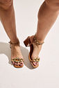 SORAIA - SANDÁLIA FEMININA SALTO BAIXO CAMEL SORAIA - SANDÁLIA FEMININA SALTO BAIXO CAMEL