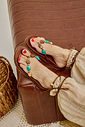 jasmim-sandalia-papete-pedras-camel Sandália Papete Jasmim com pedrarias em look feminino