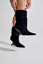 NARI - BOTA FEMININA CANO MÉDIO SUEDE PRETO NARI - BOTA FEMININA CANO MÉDIO SUEDE PRETO