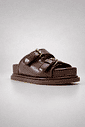 CAPUCINE- FLATFORM PAPETE FEMININA FIVELAS MARROM