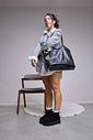 FLOW - BOLSA FEMININA 2 EM 1 OMBRO PRETA/OFF WHITE FLOW - BOLSA FEMININA 2 EM 1 OMBRO PRETA/OFF WHITE