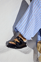 CAPUCINE - FLATFORM PAPETE FEMININA FIVELAS PRETA