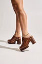 AIKO - TAMANCO PLATAFORMA FEMININO MARROM AIKO - TAMANCO PLATAFORMA FEMININO MARROM