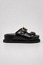 CAPUCINE - FLATFORM PAPETE FEMININA FIVELAS PRETA