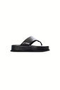 BÚZIOS - CHINELO FLATFORM COURO FEMININO PRETO BÚZIOS - CHINELO FLATFORM COURO FEMININO PRETO