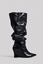 GAIA - BOTA FEMININA CANO LONGO SLOUCH PRETO GAIA - BOTA FEMININA CANO LONGO SLOUCH PRETO