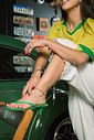 MARIA - TAMANCO FEMININO DEDO VERDE E AMARELO MARIA - TAMANCO FEMININO DEDO VERDE E AMARELO