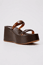 BETANI - TAMANCO FEMININO PLATAFORMA MARROM