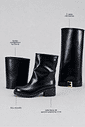 amelie-bota-feminina-3-em-1-preta Bota Feminina 3 em 1 Amelie preta com canos removíveis, salto baixo bloco e detalhe de fivela dourada