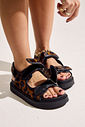 FELINE - PAPETE FEMININA COURO ANATÔMICA VELCRO ANIMAL PRINT FELINE - PAPETE FEMININA COURO ANATÔMICA VELCRO ANIMAL PRINT