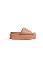 FIFI - TAMANCO FEMININO PLATAFORMA TIRA ACOLCHOADA CAMEL FIFI - TAMANCO FEMININO PLATAFORMA TIRA ACOLCHOADA CAMEL