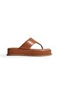 BÚZIOS - CHINELO FLATFORM COURO FEMININO CAMEL BÚZIOS - CHINELO FLATFORM COURO FEMININO CAMEL