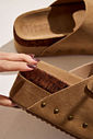 OSAKA - TAMANCO FLATFORM FEMININO FIVELAS BEGE OSAKA - TAMANCO FLATFORM FEMININO FIVELAS BEGE