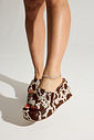 MELISSA - TAMANCO FEMININO PLATAFORMA VACA OFF WHITE/MARROM MELISSA - TAMANCO FEMININO PLATAFORMA VACA OFF WHITE/MARROM
