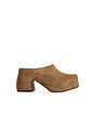 NINA - TAMANCO FEMININO SALTO ALTO CAMURÇA CAMEL NINA - TAMANCO FEMININO SALTO ALTO CAMURÇA CAMEL