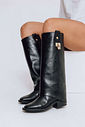 SABINE - BOTA FEMININA 2 EM 1 SALTO BAIXO CANO LONGO CADEADO PRETA SABINE - BOTA FEMININA 2 EM 1 SALTO BAIXO CANO LONGO CADEADO PRETA