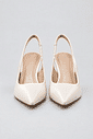 scarpin-feminino-salto-anabela-slinback-off-white-suzan Par de scarpins femininos salto anabela slingback off white, vista superior