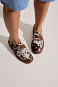 AUDREY - MOCASSIM FEMININO CAMURÇA VACA OFF WHITE E CAMEL AUDREY - MOCASSIM FEMININO CAMURÇA VACA OFF WHITE E CAMEL