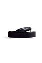 SAKURA - CHINELO FLATFORM TIRAS PUFFER PRETO SAKURA - CHINELO FLATFORM TIRAS PUFFER PRETO