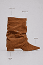 IVANA - BOTA FEMININA CANO BAIXO BICO FINO CAMEL IVANA - BOTA FEMININA CANO BAIXO BICO FINO CAMEL