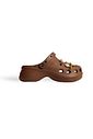 SIA - CHINELO BABUCHE FEMININO COM PINS MARROM SIA - CHINELO BABUCHE FEMININO COM PINS MARROM