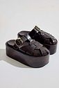 AURA - CLOG FEMININO PLATAFORMA MARROM AURA - CLOG FEMININO PLATAFORMA MARROM