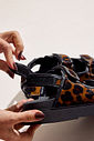 FELINE - PAPETE FEMININA COURO ANATÔMICA VELCRO ANIMAL PRINT FELINE - PAPETE FEMININA COURO ANATÔMICA VELCRO ANIMAL PRINT