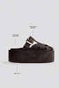 AURA - CLOG FEMININO PLATAFORMA MARROM AURA - CLOG FEMININO PLATAFORMA MARROM